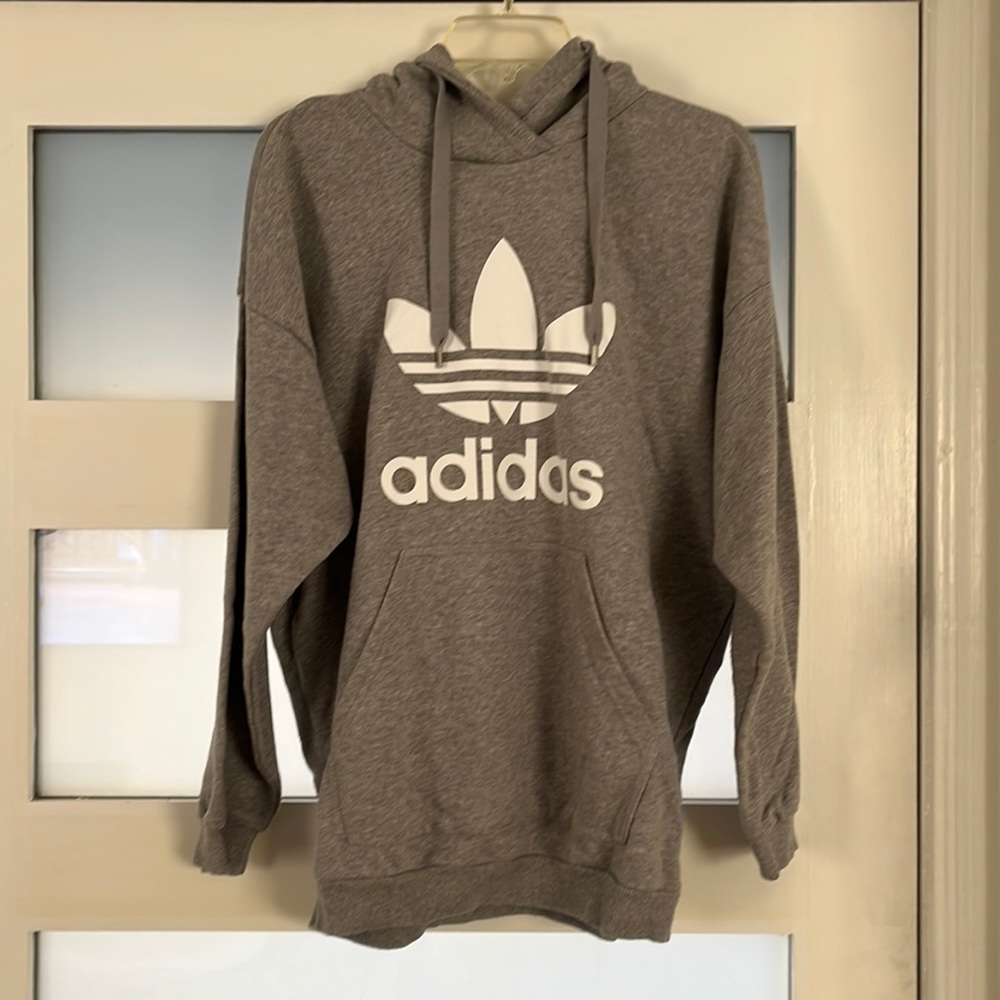ADIDAS | Gray hooded sweatshirt